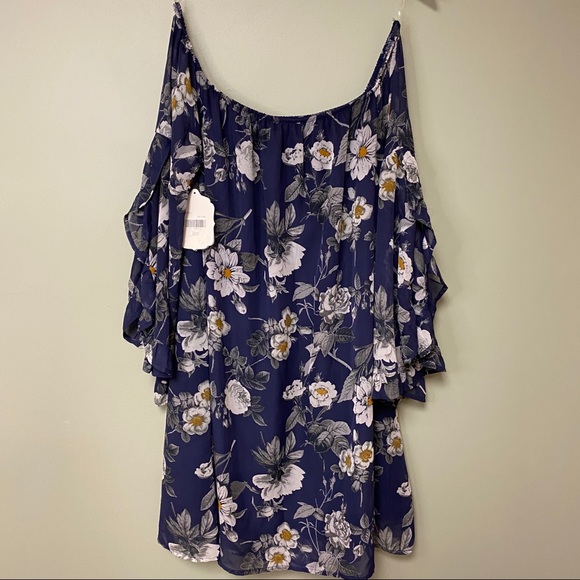 Anthropologie Altar’d State Navy Floral Dress - Picture 6 of 6